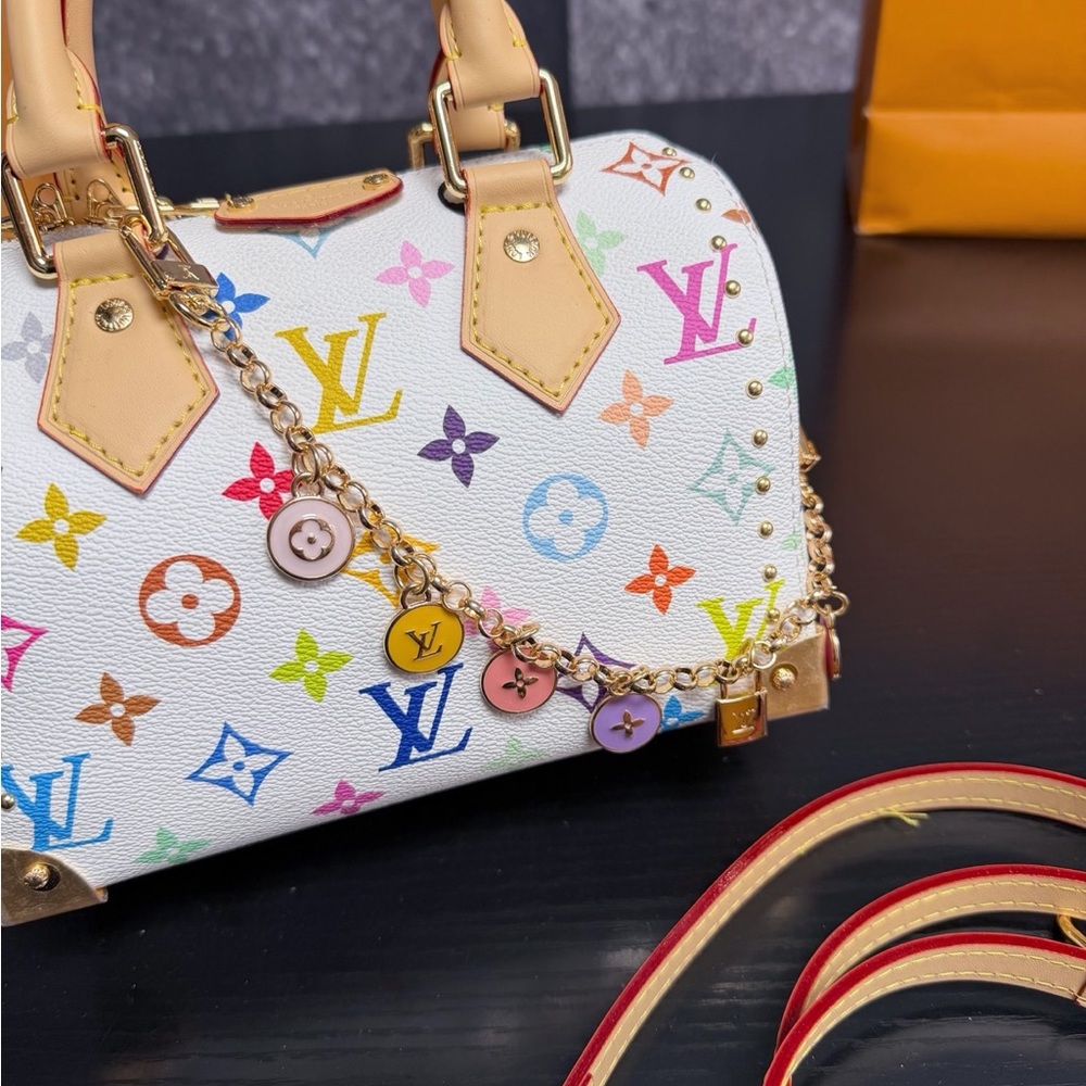 Louis Vuitton Multicolor Monogram Mini Speedy Bag… - image 5